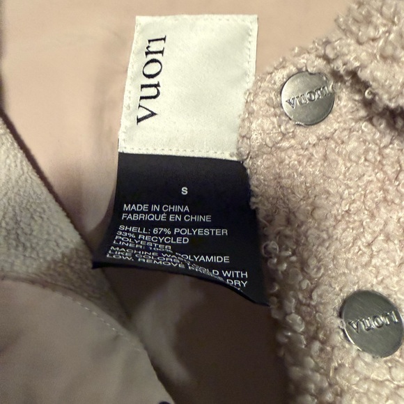 Vuori Beige Teddy Jacket - Picture 8 of 9